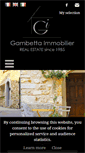 Mobile Screenshot of gambetta-immobilier.com